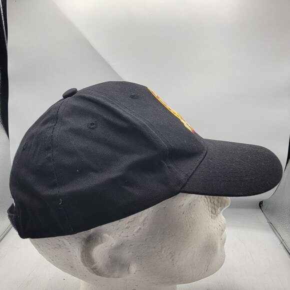 Carls Jr 75th Anniversary Adults Black Baseball Hat Cap Adjustable Casual Work - Picture 4 of 8